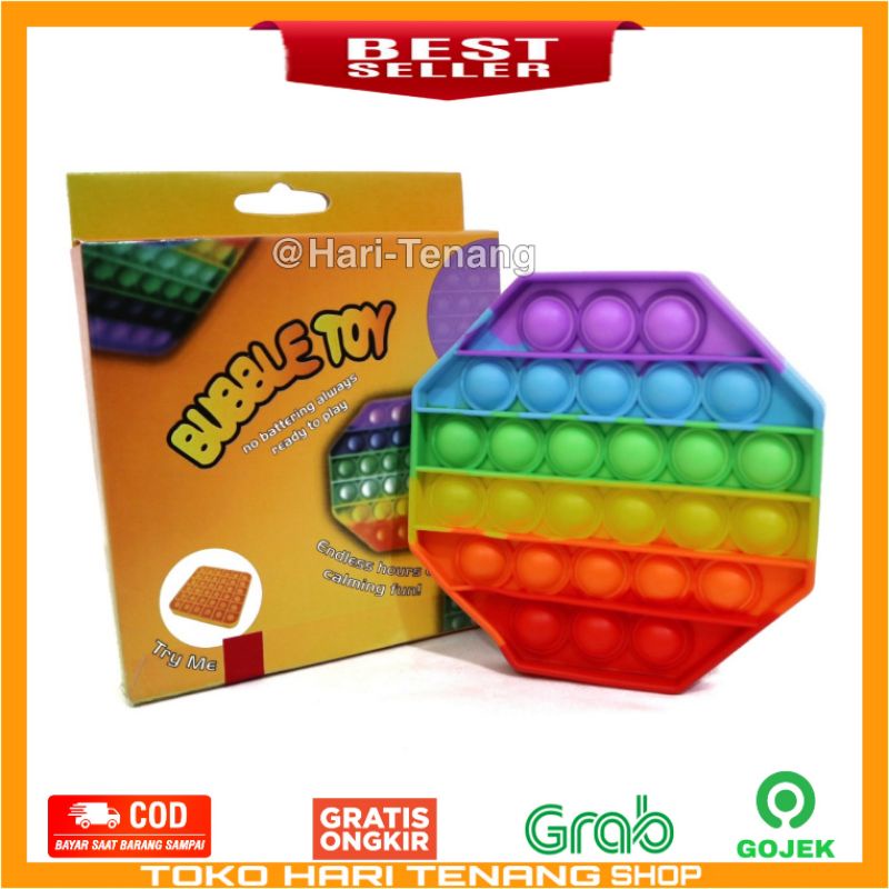 BUBBLE TOY/BUBBLE MODEL SEGI 6/TERSEDIA 3 MODEL