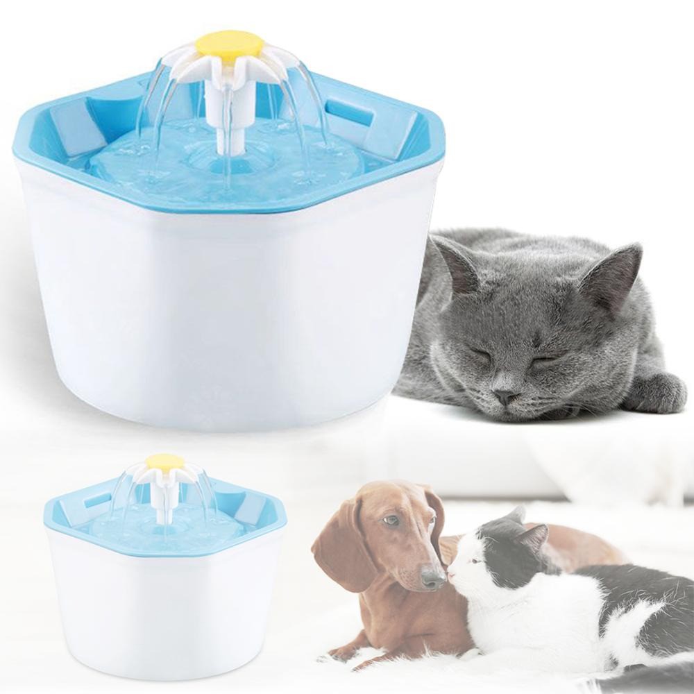 Tempat Minum Anjing Kucing 1.6 Liter Water Dispenser Fountain - 16EU - Blue / WINTO