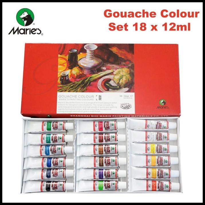 

Maries Gouache Set 18 Warna X 12Ml - 7318B