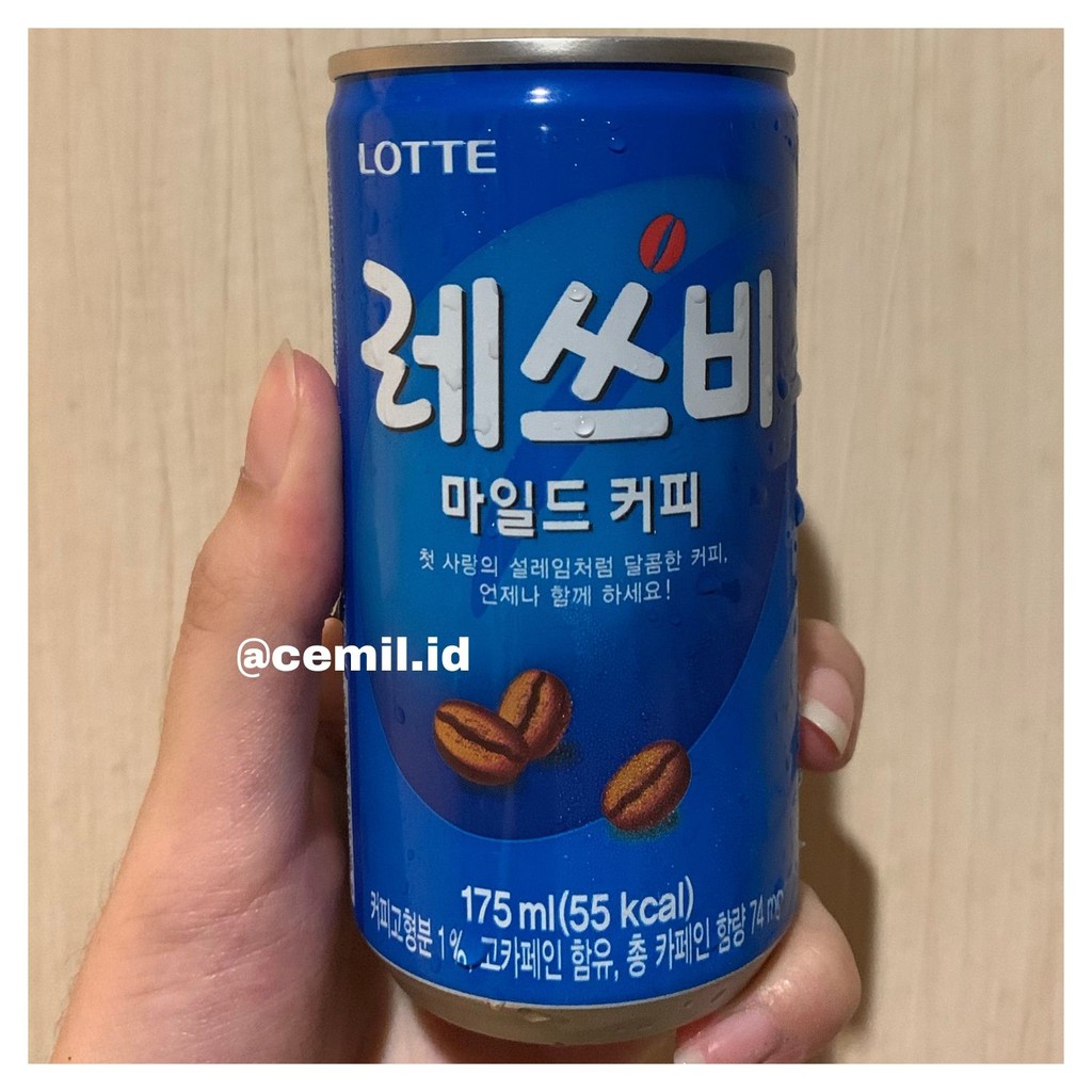 LOTTE Lets Be Mild Coffee Drink - Minuman Kaleng Kopi Susu Korea 175ml Made in Korea IMPORT