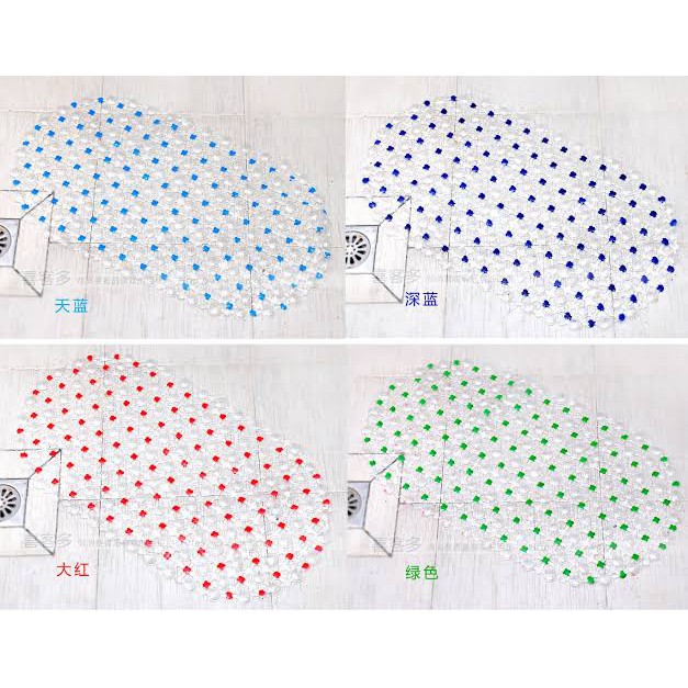 Keset Lantai Kamar Mandi Anti Slip Licin PVC Bath Mat Keset Lantai Kamar Mandi Anti Slip Licin PVC Bath Mat