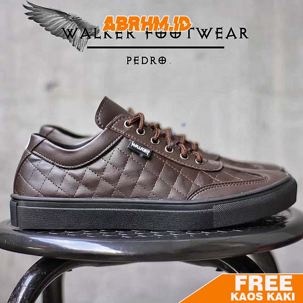 ABRHM X Sepatu Casual Sneakers Pria Sepatu Pria Sneakers Kulit Pu Cowo/Cowok Ori Sepatu Kasual Kerja Kuliah Gaya Santai Keren Kekinian Original Murah Terlaris