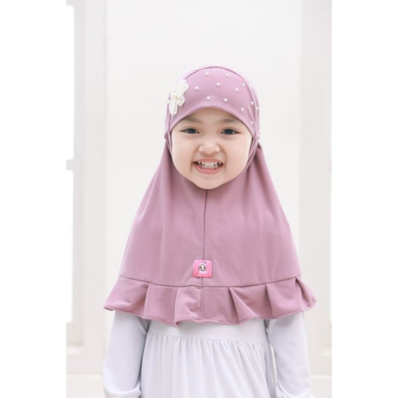 Jilbab anak perempuan prilly hijab newborn kerudung bayi