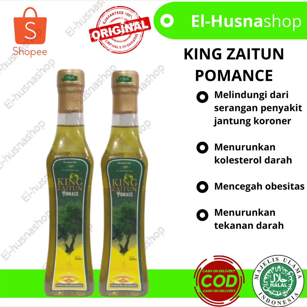 

King Zaitun Pomace Minyak Zaitun Murni 350ml Syifa