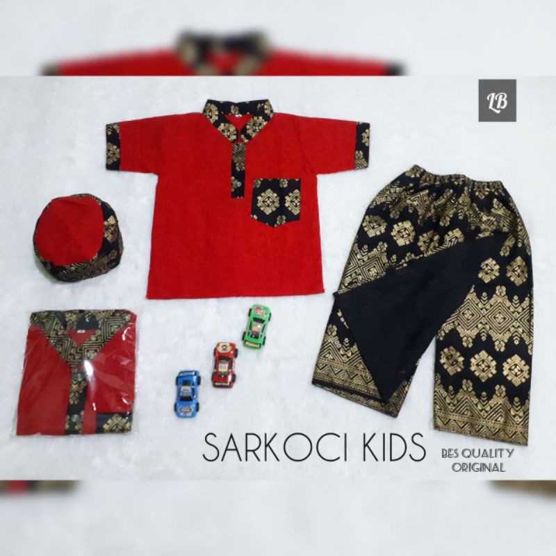 Sarkoci || Baju muslim || fashion anak || Baju lebaran || koko anak | peci | sarung instan | Seragam