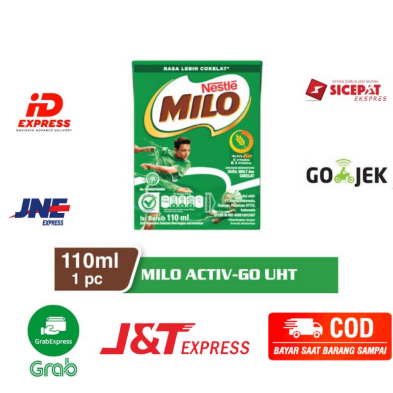 

Susu UHT Milo Active Go MINI 110 ml