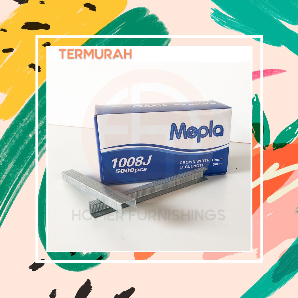 

PAKU TEMBAK 1008 J / ISI STAPLES TEMBAK 1008 J 5000PCS / STAPLES 1008J