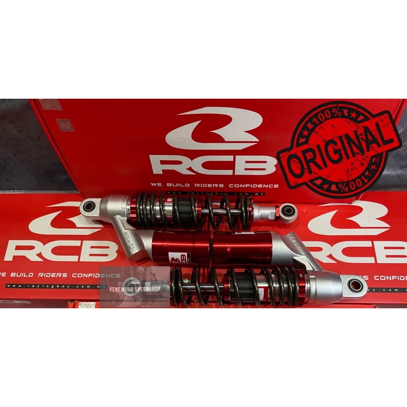 Shockbreaker Shock RCB Tipe EB-2 Motor Bebek 335MM Rx-King Tiger Megapro Verza GL-Pro-Titanium