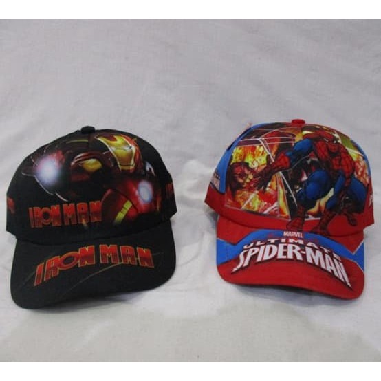 Topi Baseball Anak Karakter Full Print/Topi Olahraga/Topi Anak