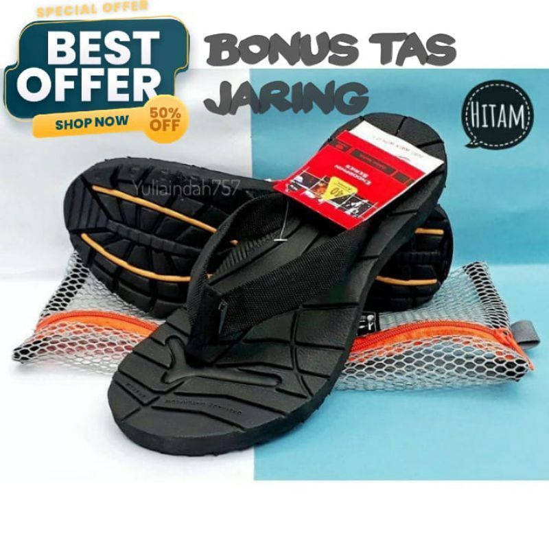 Paket Usaha Sandal Jepit Pria Outdor Isi 10 dan 20 Pasang Dari size 33 sampai 43