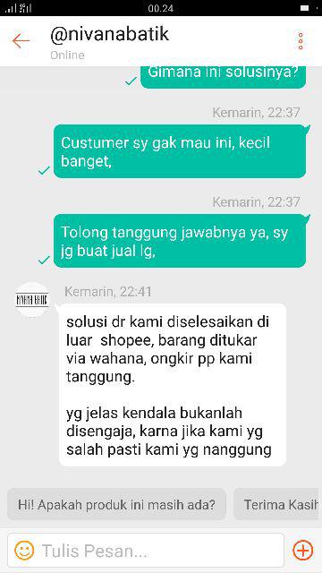 Batik Anak Size Terlengkap! Nivana Motif Kemeja Anak Blarak Jari Biru Hijau Merah Kid Fashion