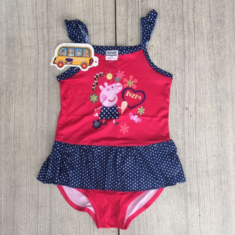 Baju renang peppa pig 4th / peppa pig swimsuit anak / baju renang anak  import