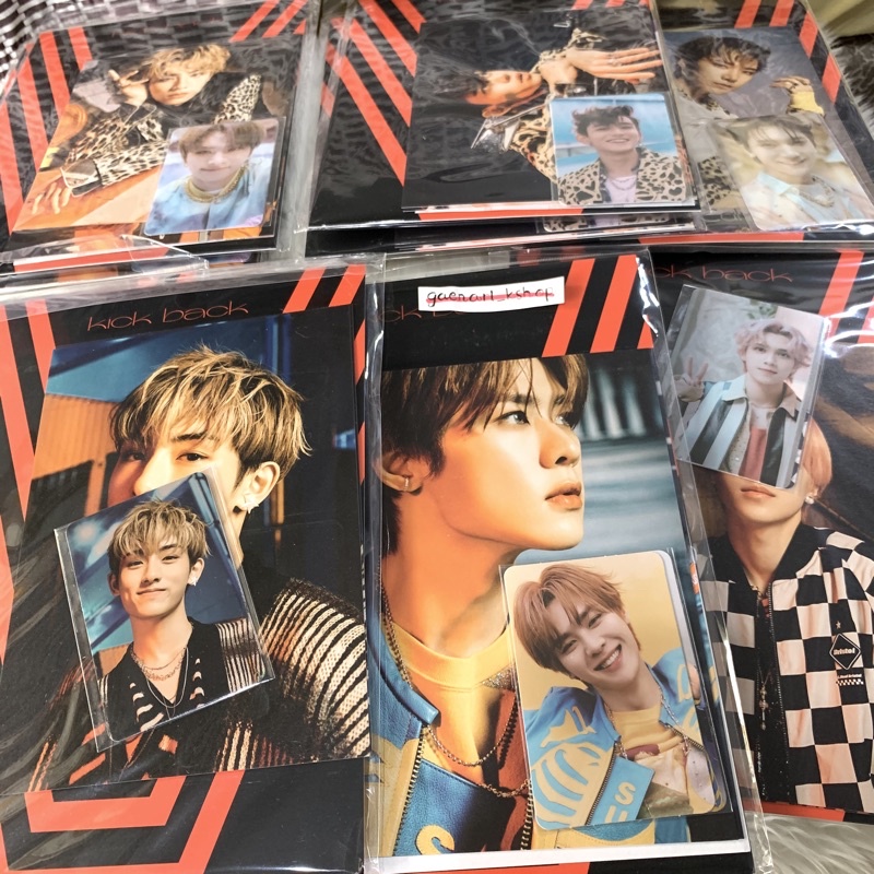 READY STOCK | FRAME SET+ AR PHOTOCARD WAYV- KICK BACK KUN HENDERY XIAOJUN TEN LUCAS WINWIN