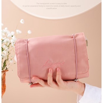 Tas Kosmetik Toiletry Bag Anti Air Washbag Toiletries Waterproof cosmetic make up wash gargle one pack