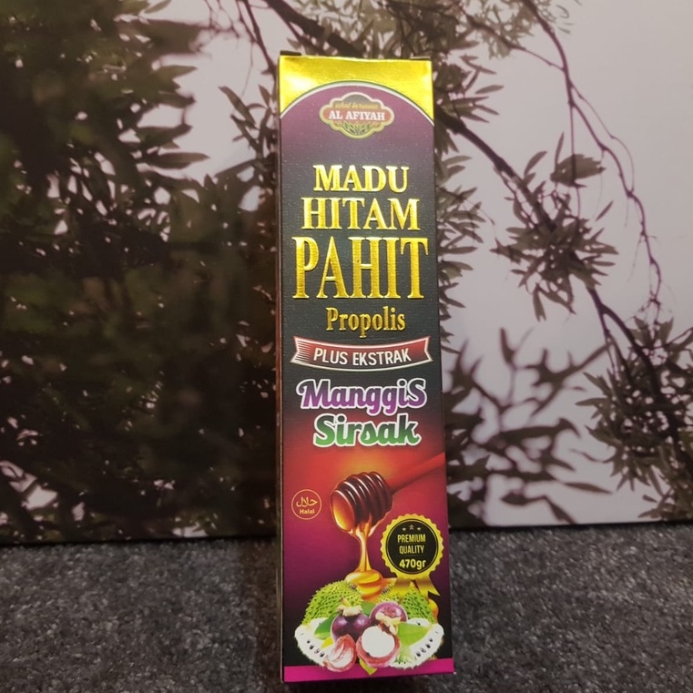 

Madu Hitam Pahit AL AFIYAH | ALAFIYAH Plus Sirsak dan Kulit Manggis
