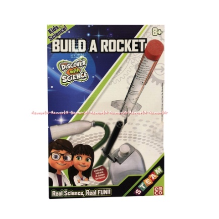 Emco Kids Science Build A Rocket Mainan Science Anak Membuat Pesawat Roket Emko Mainan Sains