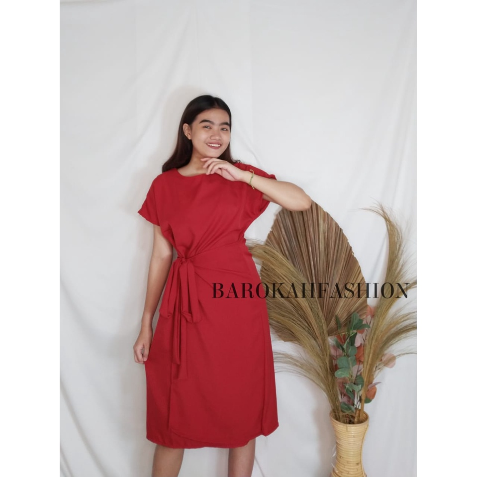 DRESS LUCILLE PLAID/BAHAN KATUN SHAKILLA/DRESS WANITA
