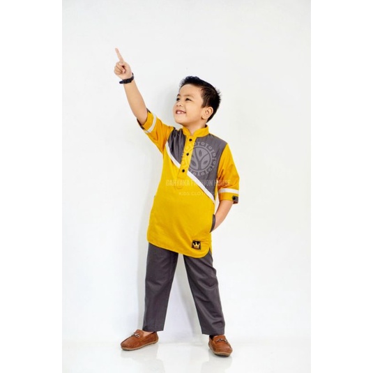 TERBARU BAJU KOKO ANAK MODEL KURTA BAHAN KATUN SIGARET TEBAL HALUS DAN LEMBUT 4-9 TAHUN