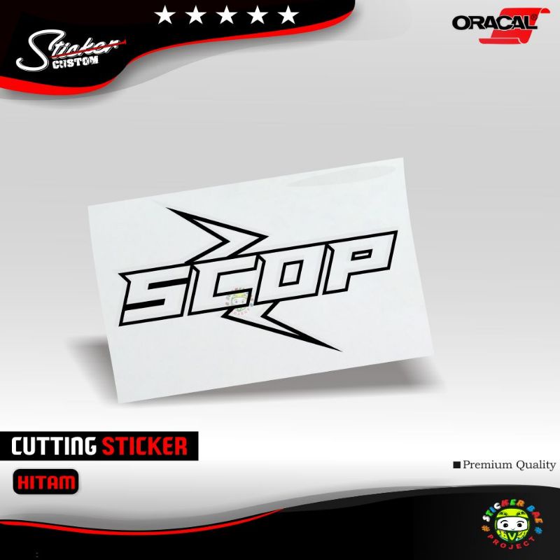 sticker scop scoopy sticker motor matic cutting sticker