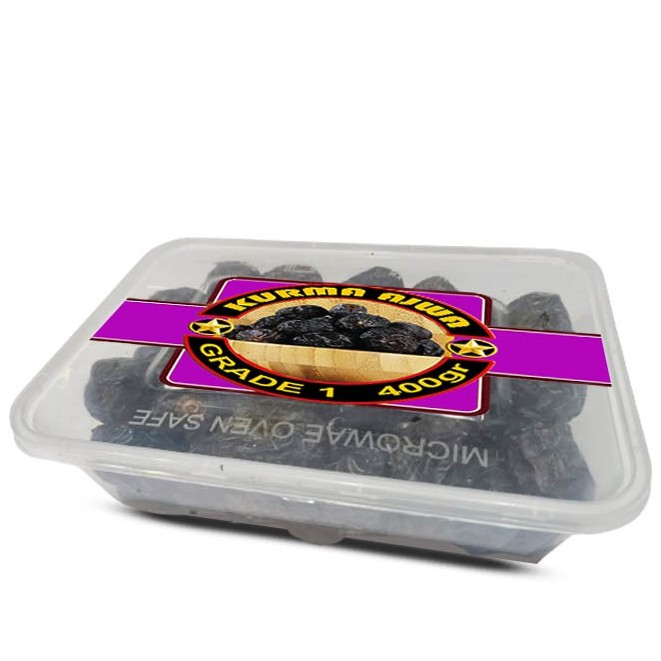 

KURMA AJWA GRADE 1 BOX 400gram / KURMA AJWA MADINAH / AJWA JUMBO / KURMA AJWA PREMIUM / OLEH OLEH