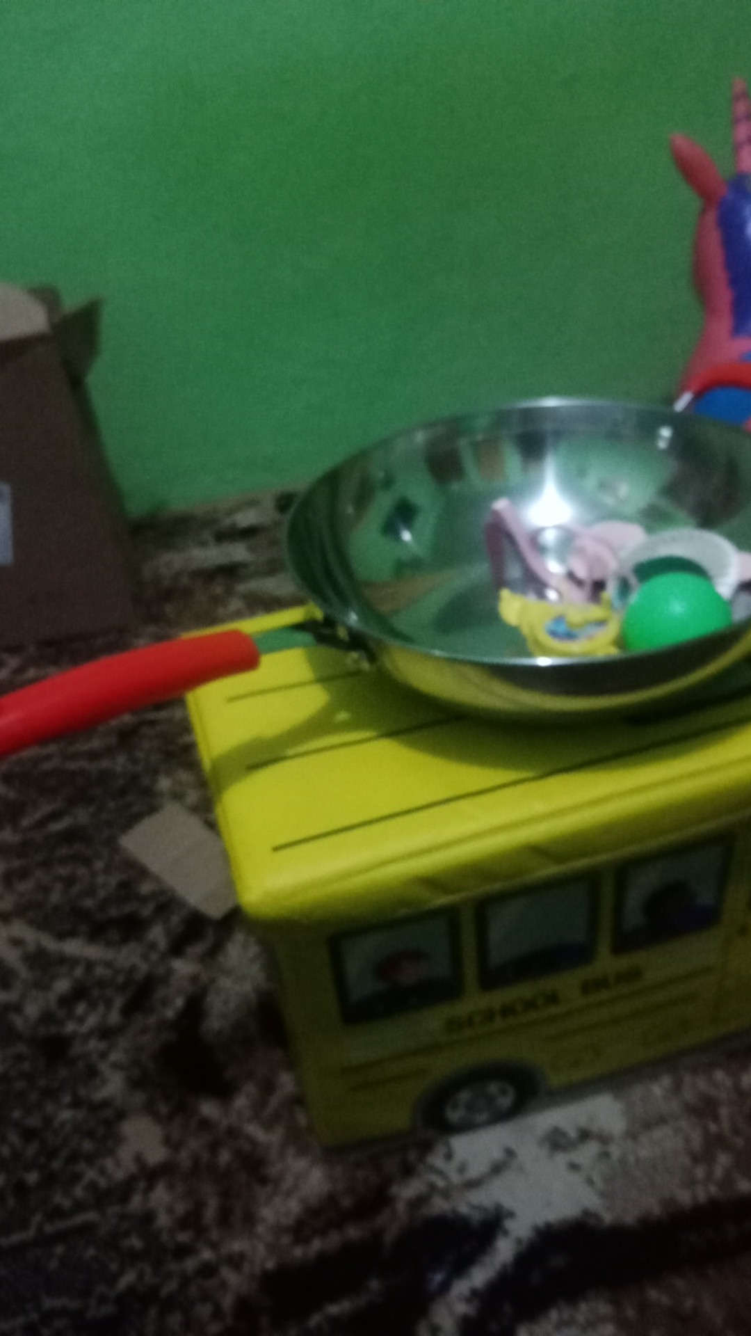 Gm Bear Wajan Wok Stainless Steel 32cm 1297 - Wajan Penggorengan Teflon Wok 32cm