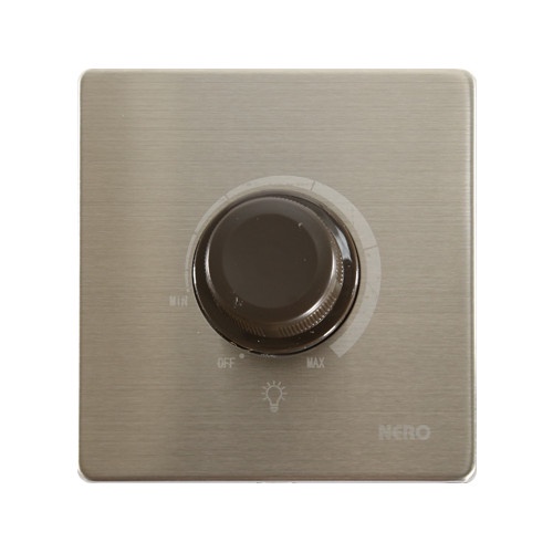 Nero Saklar Dimmer V8 Stainless V8L63