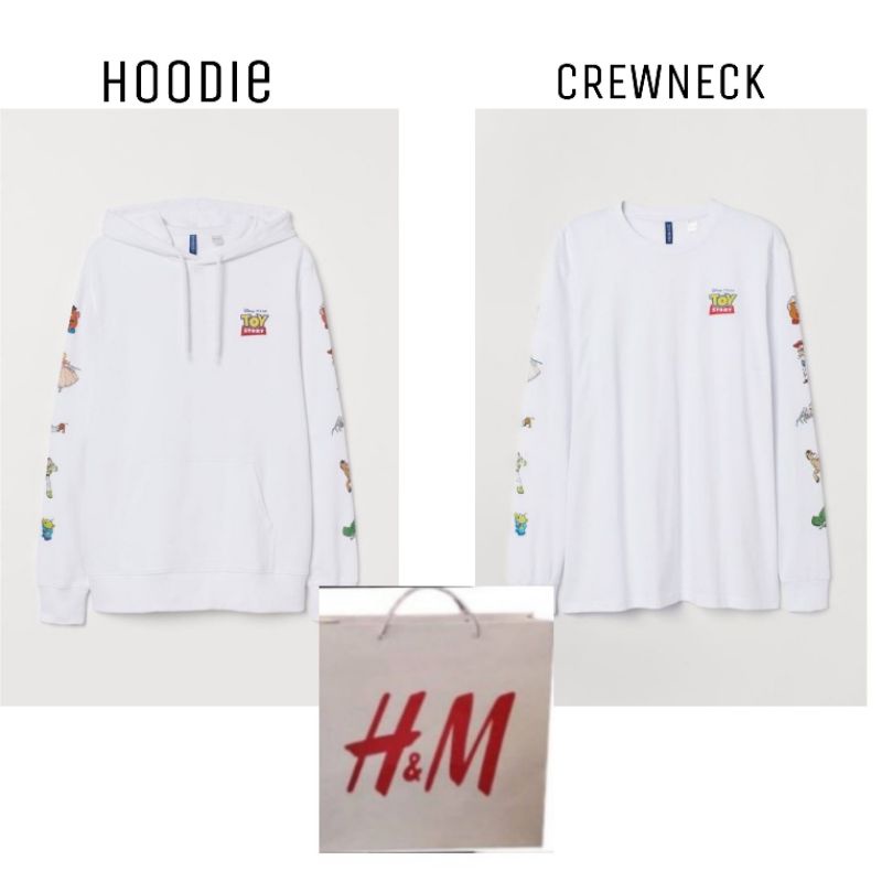  BISA COD BIG SALE Hoodie  H  M  Toy story FREE PAPER BAG 