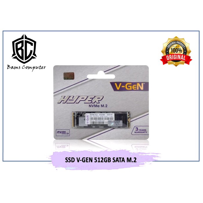 SSD V-Gen Hyper Nvme 512GB M.2