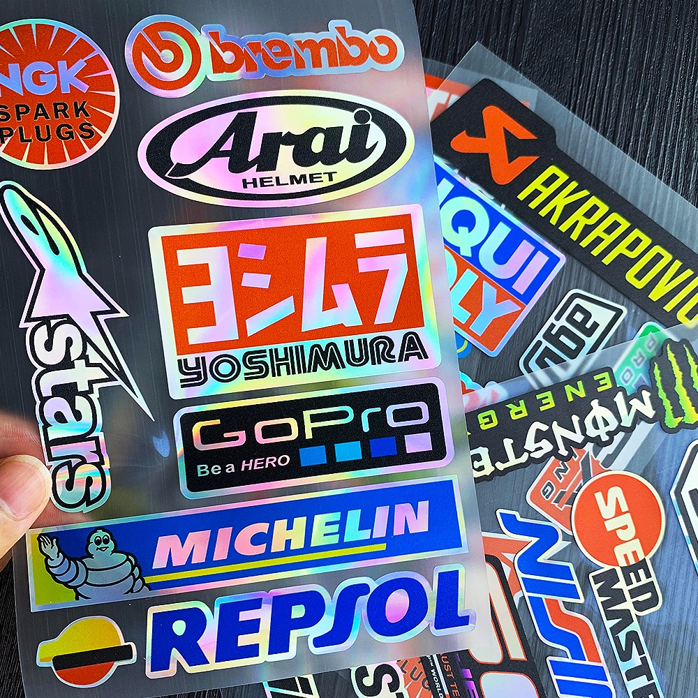 Stiker Sepeda Motor Stiker Suku Cadang Thailand Set Stiker Balap Honda Skuter Stiker Aksesoris Stiker Jrp