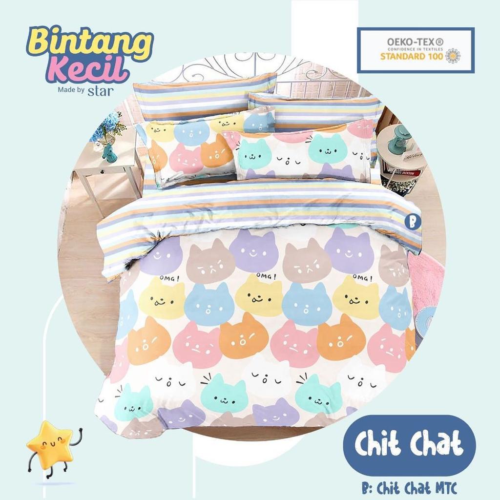 Einhomestuff Sprei Bintang Kecil Motif Chit chat