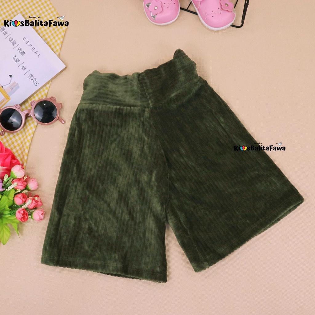 Kulot Anak Premium uk 1-4 Tahun / Codoray Celana 3per4 Anak Perempuan Skirt Bawahan Polos Pendek Pants Murah Babycinnamon