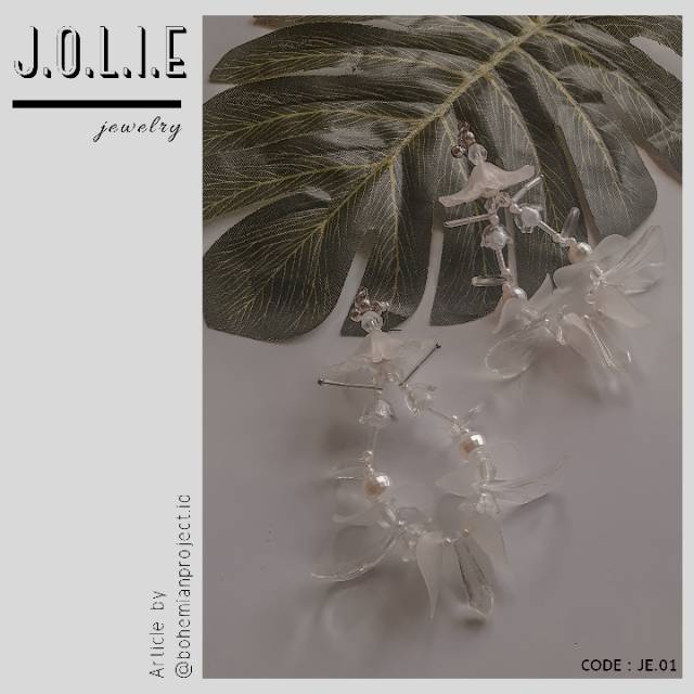 J.O.L.I.E | ANTING PREMIUM | ANTING CUSTOM | ANTING HIJAB | ANTING BANDUNG MURAH | CODE : JE.01