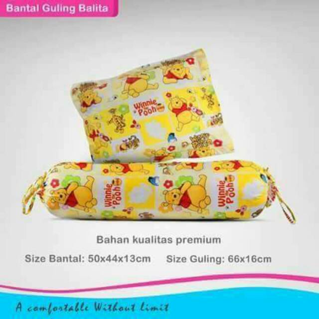 Bantal Guling Bayi , Set Bantal Bayi , Bedding Set , Perlengkapan Bayi Balita Tidur , Bantal Ana