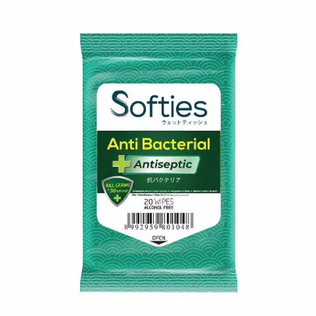Softies Antibacterial Tissue Softies 20 sheets