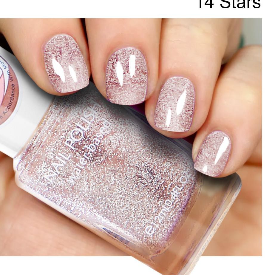 ➲WMV MINISO Kutek Cat Kuku Kutex Nail Polish Peel Off Water-Based Bisa Di Kupas Paint Bening Kuteks