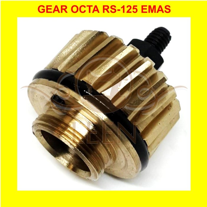 Gear Octa RS-125 Emas Gigi Nanas RS125 Mesin Potong Bahan Kain LEEN