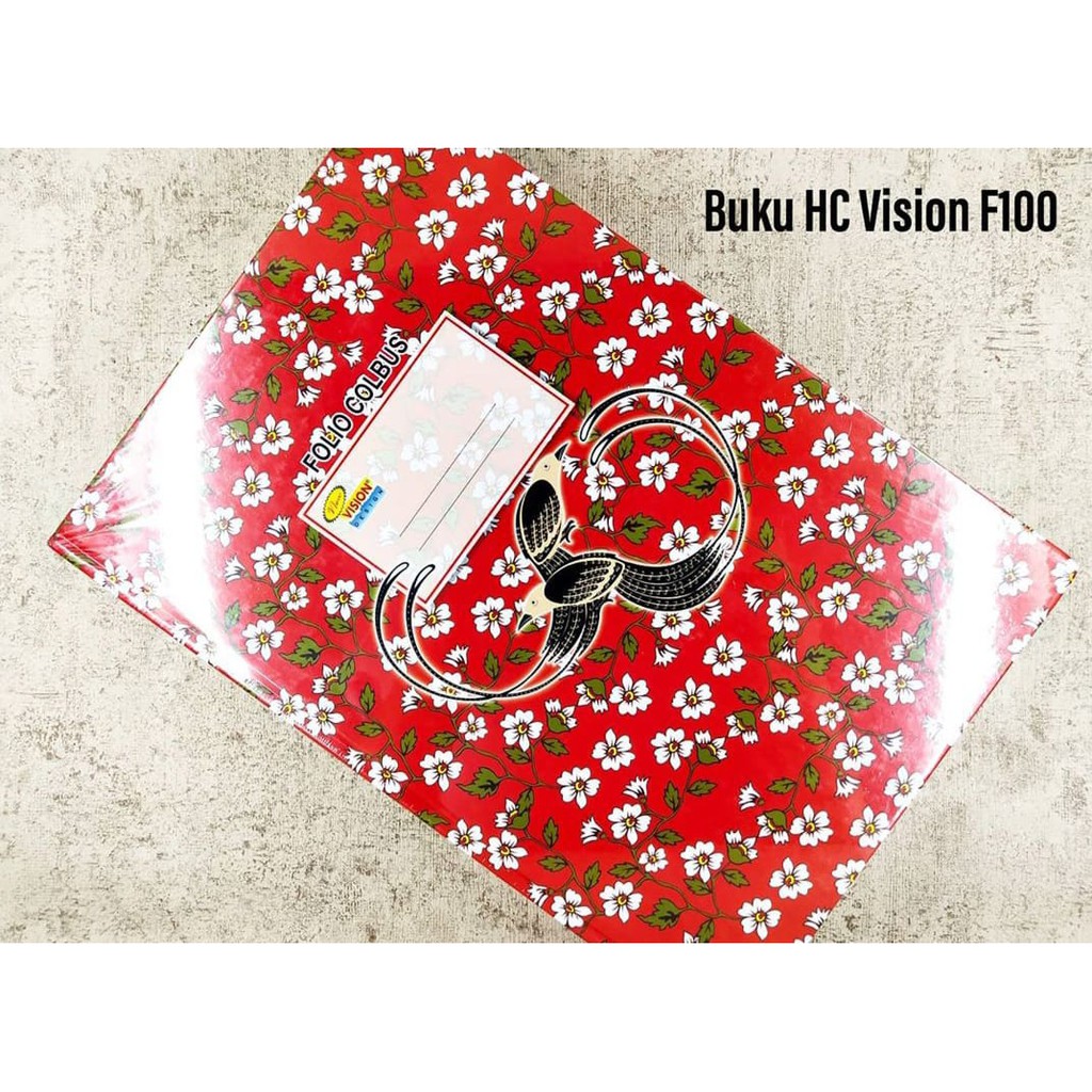 

(PCS) BUKU HARDCOVER FOLIO VISION 100 LEMBAR