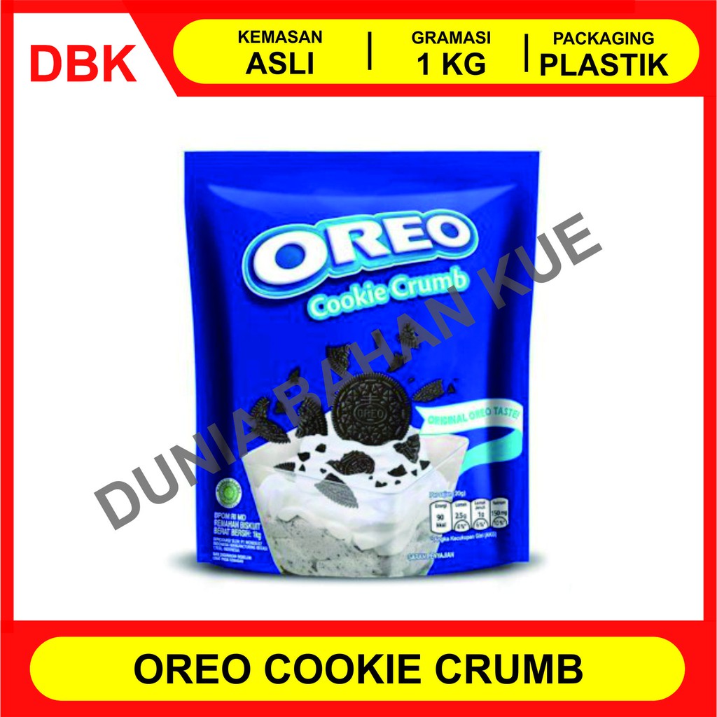 

OREO COOKIE CRUMB BISKUIT 1 KG - KEMASAN BIRU