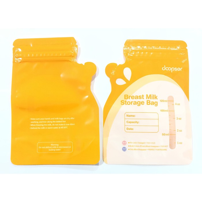 PD01 Paket DOOPSER Manual Breast Pump Pompa Asi + kantong asi Doopser 120ml