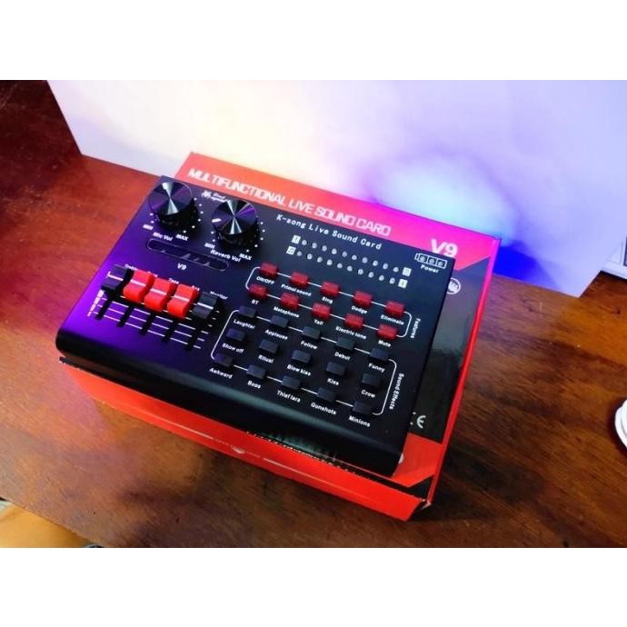 READY SOUNDCARD V9 BLACK SPIDER READY YA AGAN AGAN