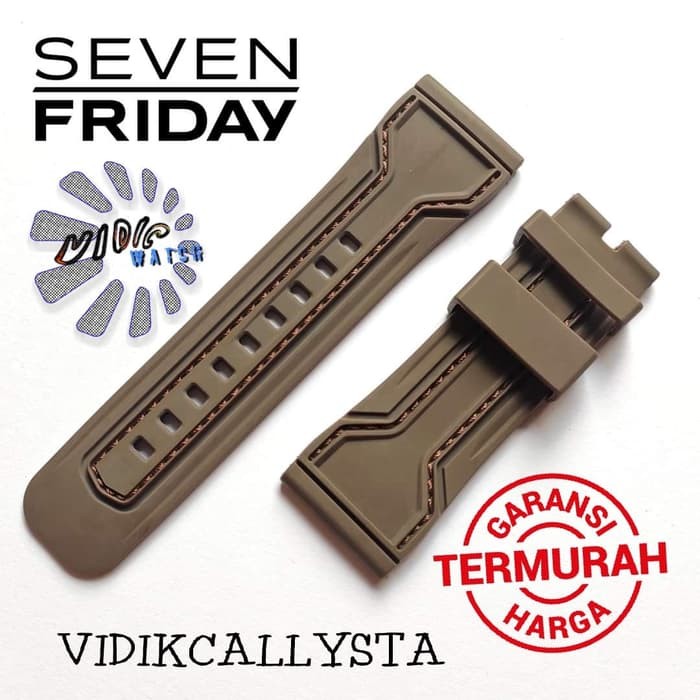 TALI JAM TANGAN SF SEVEN RUBBER STRAP 28MM