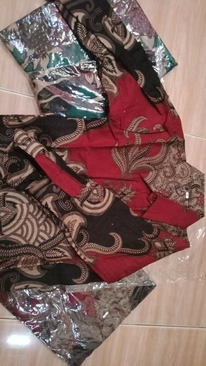 Kemeja Batik Anak - Batik Anak - Baju Batik Anak Laki Laki Umur 2-12 Tahun Hem Batik Anak Pendek