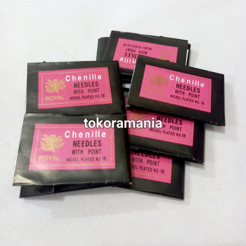 Jarum Sulam / Kristik / Benang Wol Chennille