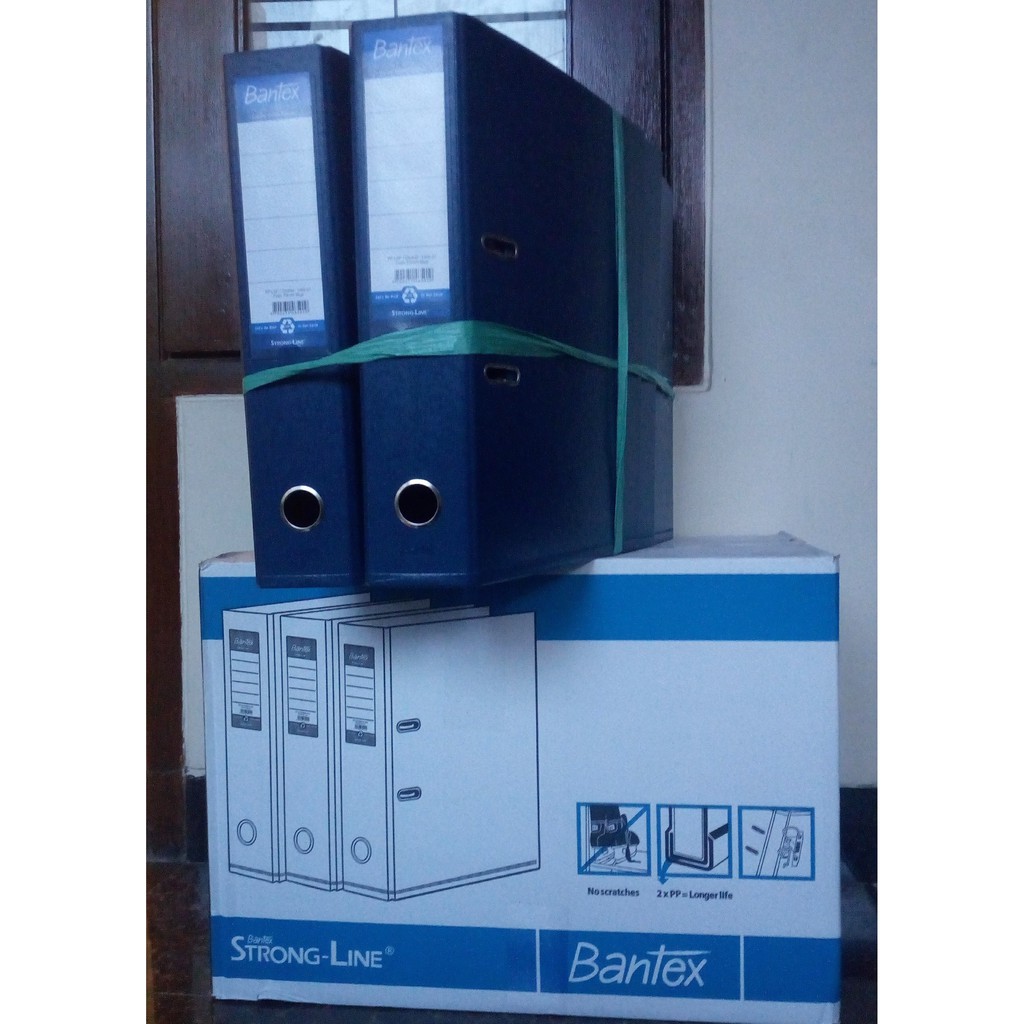 

Bantex Ordner Folio 1465 / Level Arch File (PP) 70 mm Biru Tua 01