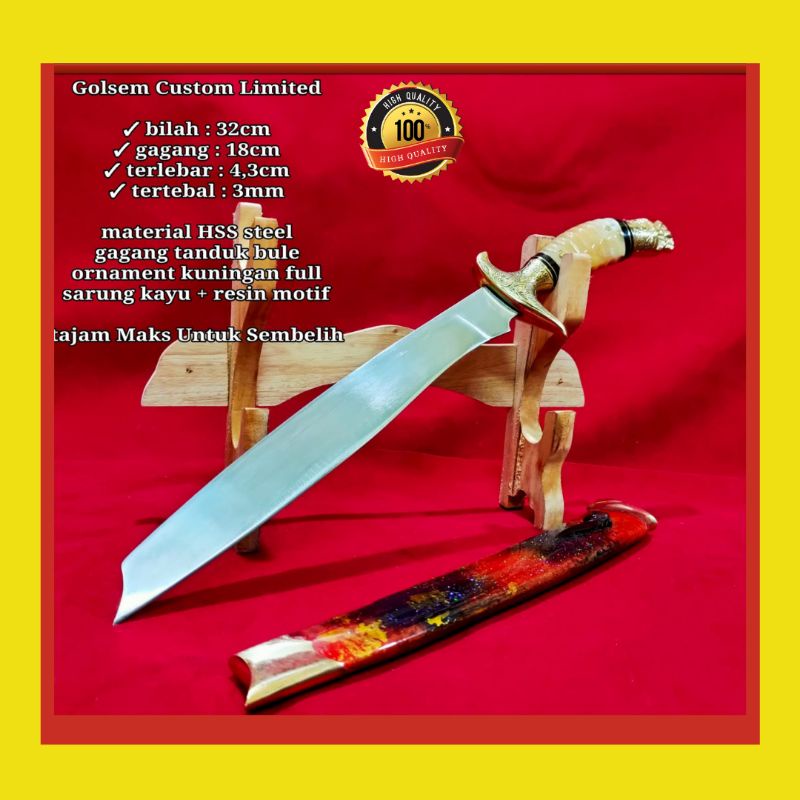 PISAU SEMBELIH CUSTOM LIMITED SUPER TAJAM