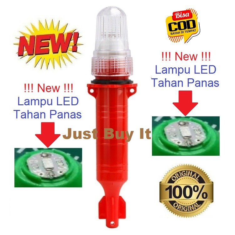 JBI-0025 Lampu Torpedo 2&amp;3 Warna Lampu Bersinyal  Lampu Nelayan, Lampu Kapal Nelayan Baterai Type D
