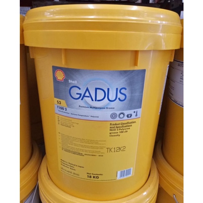 grease SHELL GADUS S3 T100 2 Gemuk isi 18kg