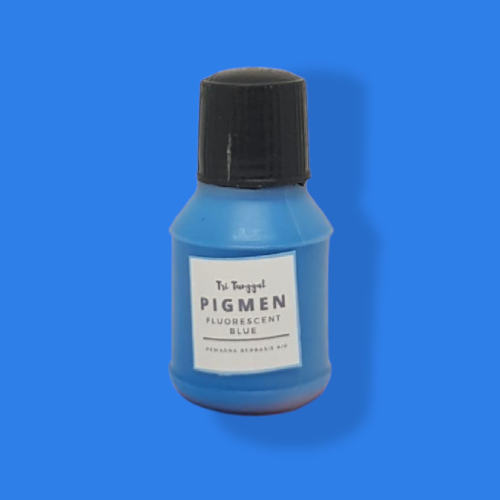 

PIGMEN 12gr FLUORESCENT BLUE Biru Stabilo Mini Kecil Pewarna Sablon Pigment Color Slime DIY Waterbased Tie Dye Cat Warna Warni Air Cair Cairan Liquid Paint Painting Kerajinan Prakarya Art Seni Kesenian Perlengkapan Draw Mewarna Lukis Tri Tunggal Malang