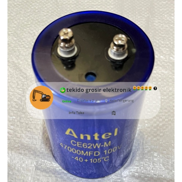 Elco 47000uf 100v ANTEL / Elco 47000/100V