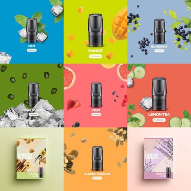 RELX PODS / RELX REFILL 1 BOX 3 POD ORIGINAL 100% CLASSIC